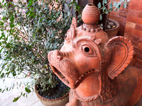 Mythical Creature in Terra Cotta