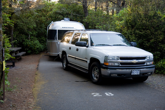 First Campsite - Florence Oregon - Harbor Vista